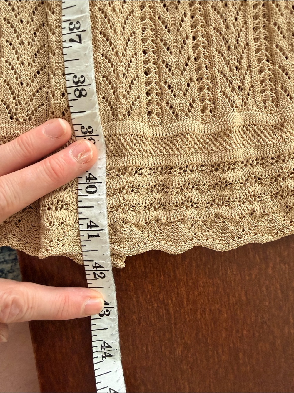 Ralph Lauren Beige silk & lace sheath Midi Tank Dress - Picture 10 of 10